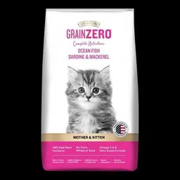 signature Grainzero ocean fish mother & kitten Mackeral 1.2 kg Dry Young Cat Food-picture-27