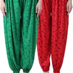 Printed Viscose Women Harem Pants-image-12