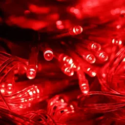 pesca 40 LEDs 11 m Red Steady String Rice Lights image 3