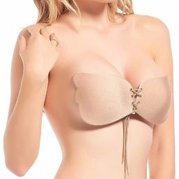 Invisible Silicone Gel Self Adhesive Backless Reusable Stick on PushUp Bra DN169 Nursing Breast Pad-image-86