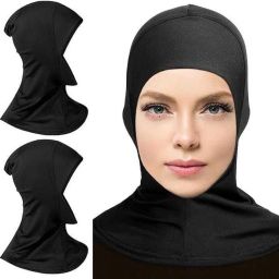 Solid Pure Cotton Women Black Fancy Scarf-image-21
