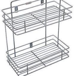 Stainless Steel Multipurpose Storage Rack/Shelf Steel Wall Shelf-image-11
