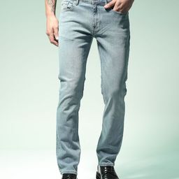 Flying Machine Men Slim Fit Clean Look Light Fade Stretchable Jeans-picture-32