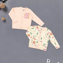 MeeMee Infants Pack Of 2 Printed Cotton Jabla-picture-23