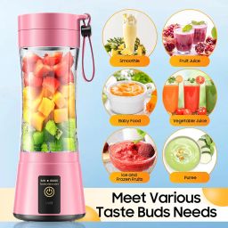 Portable Blender for Smoothies & Shakes - Cordless Personal Size Mini Blender with BAP Free Juice Cup, USB Rechargeable Suit for Sports/Picnic image 1