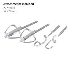 Drumstone 𝟏𝟓 𝐘𝐞𝐚𝐫𝐬 𝐖𝐚𝐫𝐫𝐚𝐧𝐭𝐲 Premium Hand Mixer with Stainless Steel Beaters & Dough Hooks, 7-Speed Control, Turbo Function & 1-Meter Cord – Ideal for Baking & Kneading. image 3