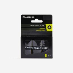Tennis Racket Overgrip Absorb Black x3-image-90