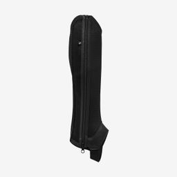 Kids' Horse Riding Mesh Half Chaps 100 - Black-image-7