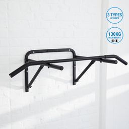 Gym Strength Training Pull Up Bar 900 Black-image-25