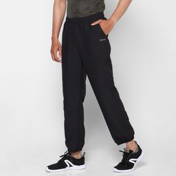 Men Polyester Non-Stretchable Gym Track Pants - Black-image-18