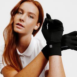 Adult Horse Riding Gloves 100 - Black-image-78