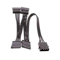 Large 4PIN IDE 1 to 6, SATA Hard Disk, Interface Power Cord image 5