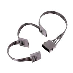 Large 4PIN IDE 1 to 6, SATA Hard Disk, Interface Power Cord image 1