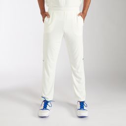 Men's Cricket Eco Design Trouser TS 500 White Stretchable & Soft-image-50