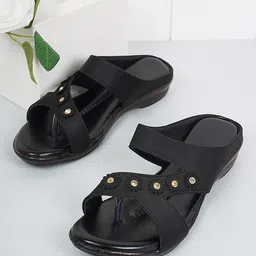 Style Shoes Embellished Open Toe Flats-picture-47