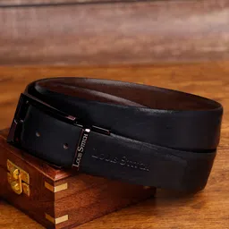 LOUIS STITCH Men Leather Reversible Belt-image-9