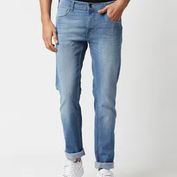 Pepe Jeans Men Blue Vapour Slim Fit Mid Rise Heavy Fade Stretchable Jeans-picture-12