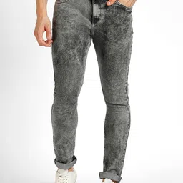 Urbano Fashion Men Heavy Fade Regular Fit Clean Look Stretchable Jeans-41