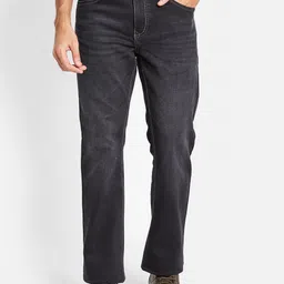 Octave Men Bootcut Light Fade Stretchable Cotton Jeans-image-23