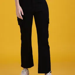 The Dance Bible Women Straight Fit Highly Distressed Stretchable Jeans-picture-0