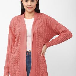 Van Heusen Woman Women Peach-Coloured Cable Knit-image-50