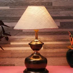 foziq Copper Textured Table Lamp-image-21