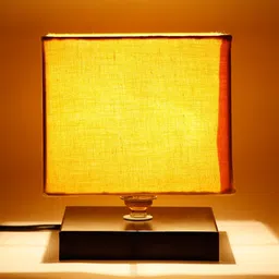 Devansh Yellow Solid Contemporary Table Lamp with Shade image 2