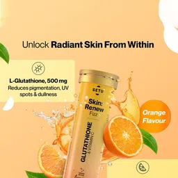 SETU Set of 6 Skin Renew Anti-Aging Fizz Tablets With Glutathione & Vitamin C - 15Pcs Each image 4