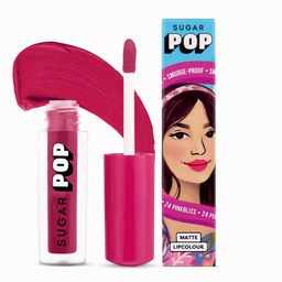 SUGAR POP Smudge Proof & Long lasting Matte Lipcolour 1.6ml - Pinkbliss 24-16