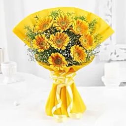 Yellow Mystique Gerbera Blossoms-image-43