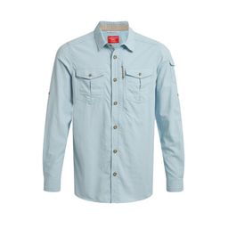 Craghoppers NosiLife Adventure III Long Sleeve Insect Repellent Shirt Niagra Blue-image-89