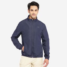 Men's Cardio Fitness Tracksuit Jacket FJA 100 - Asphalt Blue-image-83