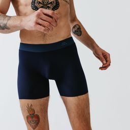 Men's Running Boxers Seamless - BLUE-image-44