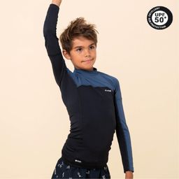 Boys Surfing Long-sleeve UV Top- black blue-image-5