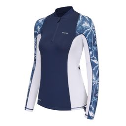 Women’s long sleeve UV-protection t-shirt - PALM BLUE-image-86
