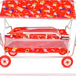 New Born Baby Jhula Cot Bassinet Cradle-image-59