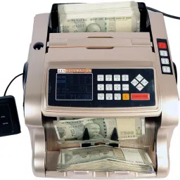 AKS AUTOMATION Mix Note Value Counting Machine with Fake Note Detection Fully Automatic Note Counting Machine image 2