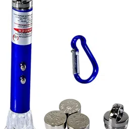 ShopTop Laser Torch with Emergency Hazard LED UV Light and Key Chain-33