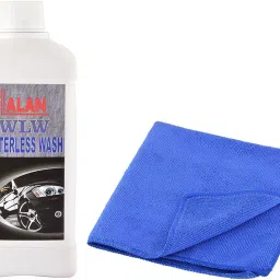 1 NO. * 500 ML OF WLW - WATERLESS WASH, 1 NO. OF MICROFIBRE CLOTH Combo-image-49