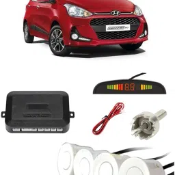 PKNA0183 White Car Reverse Parking Sensor with LED Display 4 Sensor PKNA0183 Parking Sensor-15