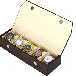 hard craft Storage Organizer For Men & Women Hand Crafted in High Quality Leather Watch Box-picture-5