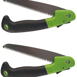 2 Set of Folding Purner Cutter Garden Hand Powered Saw Tools Cutting Pruner (Manual) Garden Tool Kit-image-64