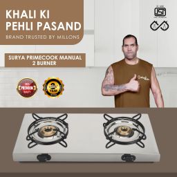 Surya Primecook Manual Ultra Slim SS Stainless Steel Manual Gas Stove-image-50