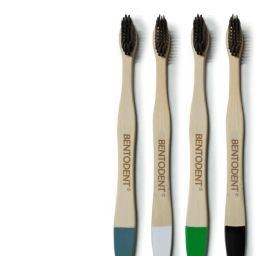 Charcoal Bamboo Toothbrush Adults Slim Teeth Whitening Soft Toothbrush-image-34