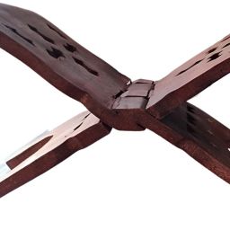 Divine Edge Wooden Rehal – Handcrafted Elegance for Your Sacred Moments Wooden Brown Rehal-image-89