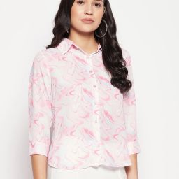 Women Regular Fit Printed Casual Shirt-image-48