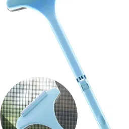 Multifunctional Screen Brush 2-in-1 Mesh Cleaning Brush Wiper with Extended Microfibre Wet and Dry Brush-image-18