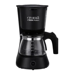 Croma 600 Watt 5 Cups Manual Drip Coffee Maker with Keep Warm Function (Black)-2