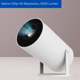 Guggu Protable Projector for Home 4K Support With Built-in App Netflix/YouTubeI239 (4500 lm / 1 Speaker / Wireless / Remote Controller) Portable Projector-1