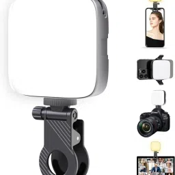 KD SAPRA Blaze 1 LED Video Light for Phone, Camera, Laptop with Clip & Type C 100 lx Camera LED Light-image-12